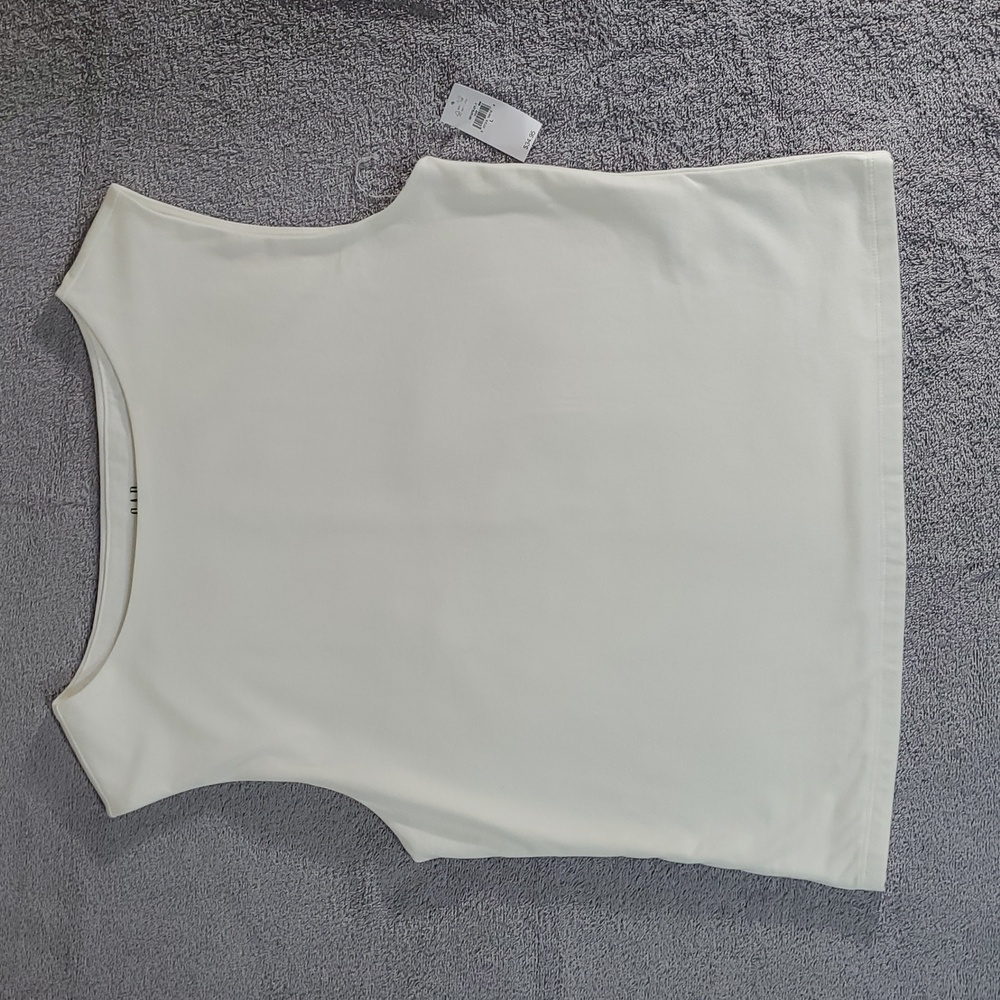 NWT GAP Women's Ivory Modern Tank, Size Large